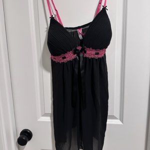 Black and pink lingerie size XL